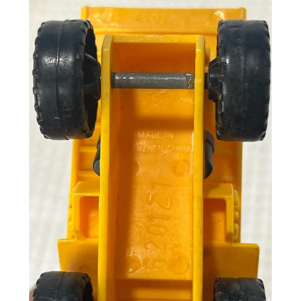 Vintage Plastic Caterpillar-CAT Diesel Power Yellow Construction Dump Truck